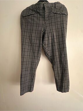 Women’s Gray Plaid Dress Pants